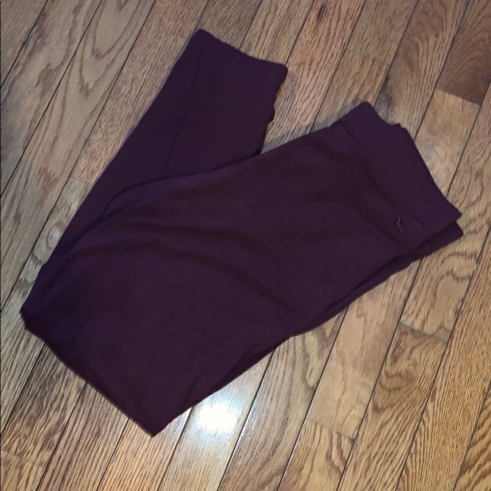 Victoria's Secret-Pinkβleggings maroon /βburgundy